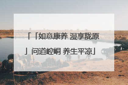 「如意康养 漫享陇原」问道崆峒 养生平凉