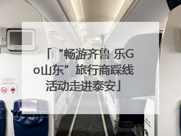 “畅游齐鲁 乐Go山东”旅行商踩线活动走进泰安