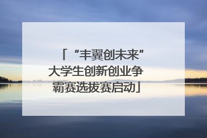 “丰翼创未来”大学生创新创业争霸赛选拔赛启动