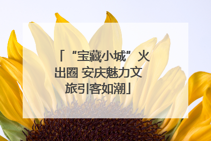 “宝藏小城”火出圈 安庆魅力文旅引客如潮