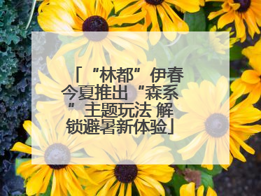 “林都”伊春今夏推出“森系”主题玩法 解锁避暑新体验