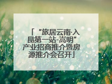 “旅居云南·入昆第一站-嵩明”产业招商推介暨房源推介会召开