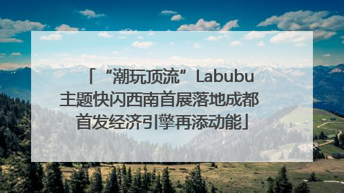 “潮玩顶流”Labubu主题快闪西南首展落地成都 首发经济引擎再添动能