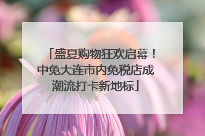 盛夏购物狂欢启幕！中免大连市内免税店成潮流打卡新地标