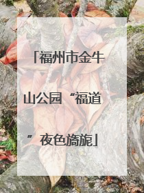 福州市金牛山公园“福道”夜色旖旎