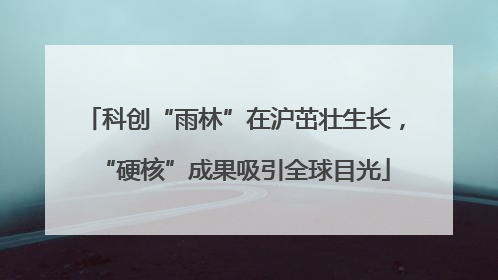 科创“雨林”在沪茁壮生长，“硬核”成果吸引全球目光