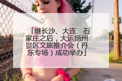 继长沙、大连、石家庄之后，大运扬州景区文旅推介会（丹东专场）成功举办