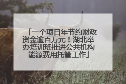 一个项目年节约财政资金逾百万元！湖北举办培训班推进公共机构能源费用托管工作