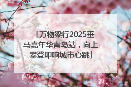 万物梁行2025垂马嘉年华青岛站，向上攀登叩响城市心跳