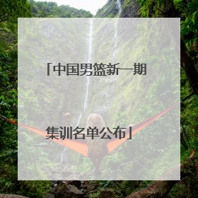 中国男篮新一期集训名单公布