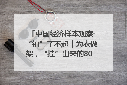 中国经济样本观察·“镇”了不起｜为衣做架，“挂”出来的80亿元“衣架产业”