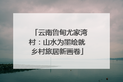 云南鲁甸尤家湾村：山水为墨绘就乡村旅居新画卷
