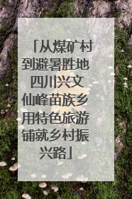 从煤矿村到避暑胜地 四川兴文仙峰苗族乡用特色旅游铺就乡村振兴路