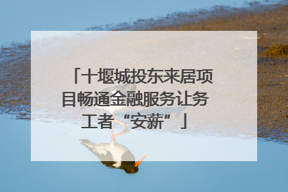 十堰城投东来居项目畅通金融服务让务工者“安薪”