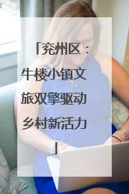 兖州区：牛楼小镇文旅双擎驱动乡村新活力