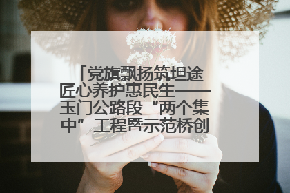 党旗飘扬筑坦途 匠心养护惠民生——玉门公路段“两个集中”工程暨示范桥创建项目圆满收官