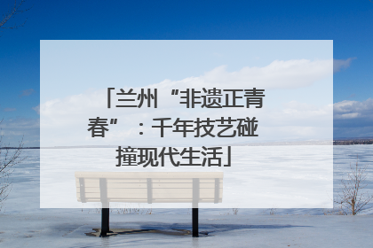 兰州“非遗正青春”：千年技艺碰撞现代生活