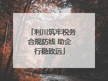 利川筑牢税务合规防线 助企行稳致远
