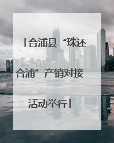合浦县“珠还合浦”产销对接活动举行