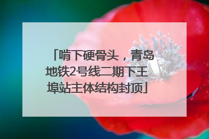 啃下硬骨头，青岛地铁2号线二期下王埠站主体结构封顶