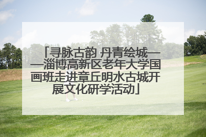 寻脉古韵 丹青绘城——淄博高新区老年大学国画班走进章丘明水古城开展文化研学活动