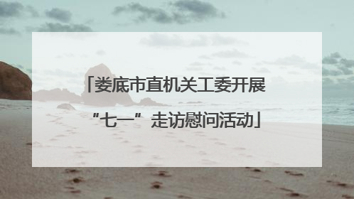 娄底市直机关工委开展“七一”走访慰问活动