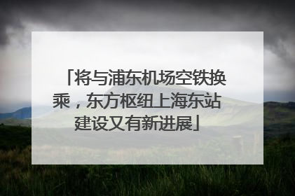 将与浦东机场空铁换乘，东方枢纽上海东站建设又有新进展