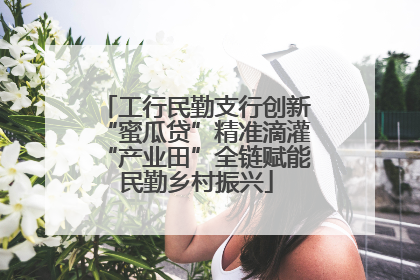 工行民勤支行创新“蜜瓜贷”精准滴灌“产业田”全链赋能民勤乡村振兴