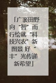 广袤田野向“智”而行绘就“科技兴农”新图景 好“丰”光传递新希望