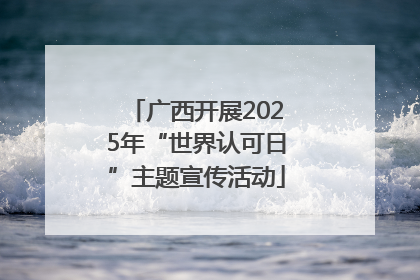 广西开展2025年“世界认可日”主题宣传活动