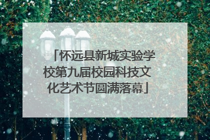 怀远县新城实验学校第九届校园科技文化艺术节圆满落幕