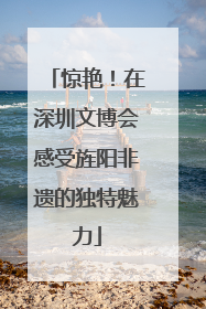 惊艳！在深圳文博会感受旌阳非遗的独特魅力