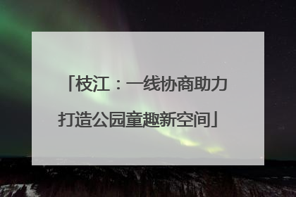 枝江：一线协商助力打造公园童趣新空间