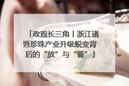 政观长三角丨浙江诸暨珍珠产业升级蜕变背后的“放”与“管”