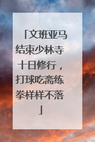 文班亚马结束少林寺十日修行，打球吃斋练拳样样不落