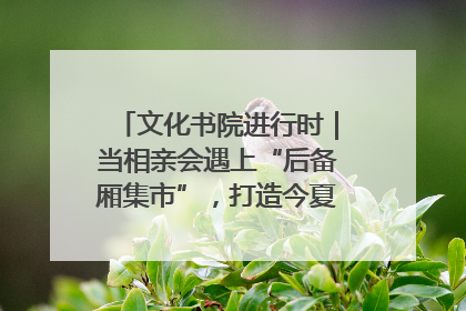 文化书院进行时｜当相亲会遇上“后备厢集市”，打造今夏独有的浪漫