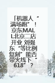 机器人“满场跑”！京东MALL北京二店开业 刘强东“等比例复刻”能否带火线下“618”？
