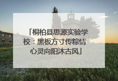 桐柏县思源实验学校：黑板方寸传粽情 心灵向阳沐古风
