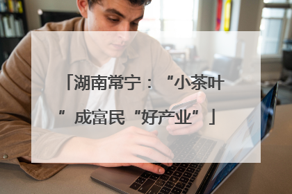 湖南常宁：“小茶叶”成富民“好产业”