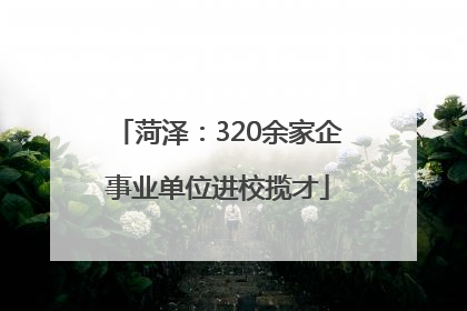 菏泽：320余家企事业单位进校揽才