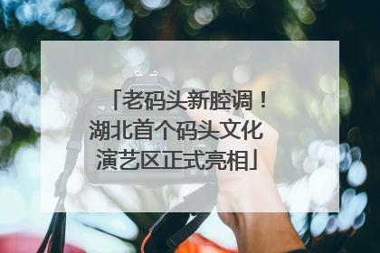 老码头新腔调！湖北首个码头文化演艺区正式亮相