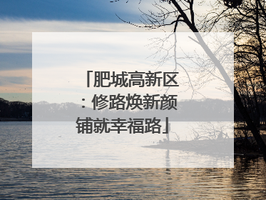 肥城高新区：修路焕新颜铺就幸福路
