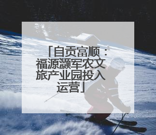 自贡富顺：福源灏军农文旅产业园投入运营