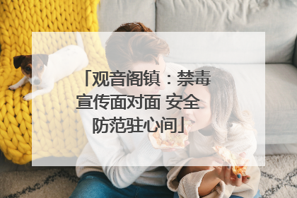 观音阁镇：禁毒宣传面对面 安全防范驻心间