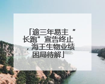 逾三年易主“长跑”宣告终止，海王生物业绩困局待解