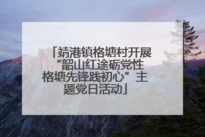靖港镇格塘村开展“韶山红途砺党性 格塘先锋践初心”主题党日活动