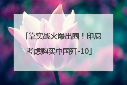 靠实战火爆出圈！印尼考虑购买中国歼-10