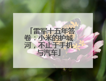 雷军十五年答卷：小米的护城河，不止于手机与汽车
