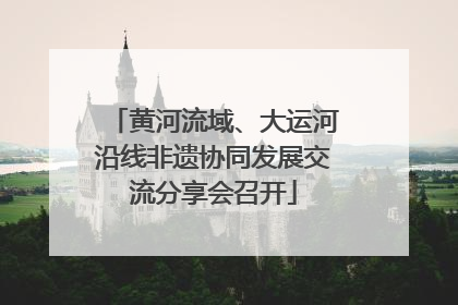 黄河流域、大运河沿线非遗协同发展交流分享会召开