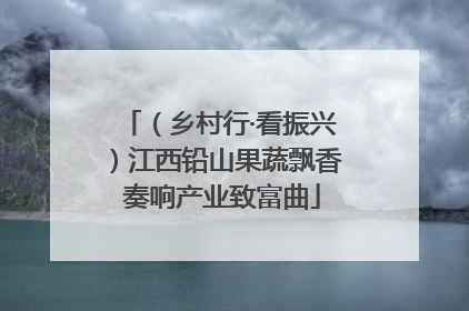 （乡村行·看振兴）江西铅山果蔬飘香 奏响产业致富曲
